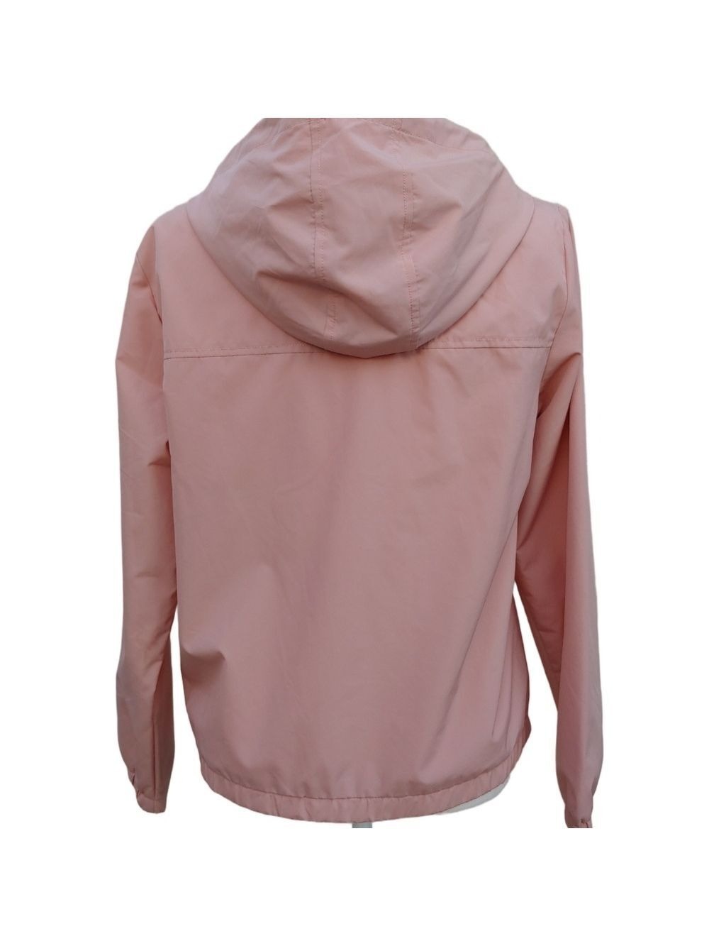 Vans Light Pink Zip-Up Hooded Windbreaker Jacket in Women's XS - Picture 9 of 17